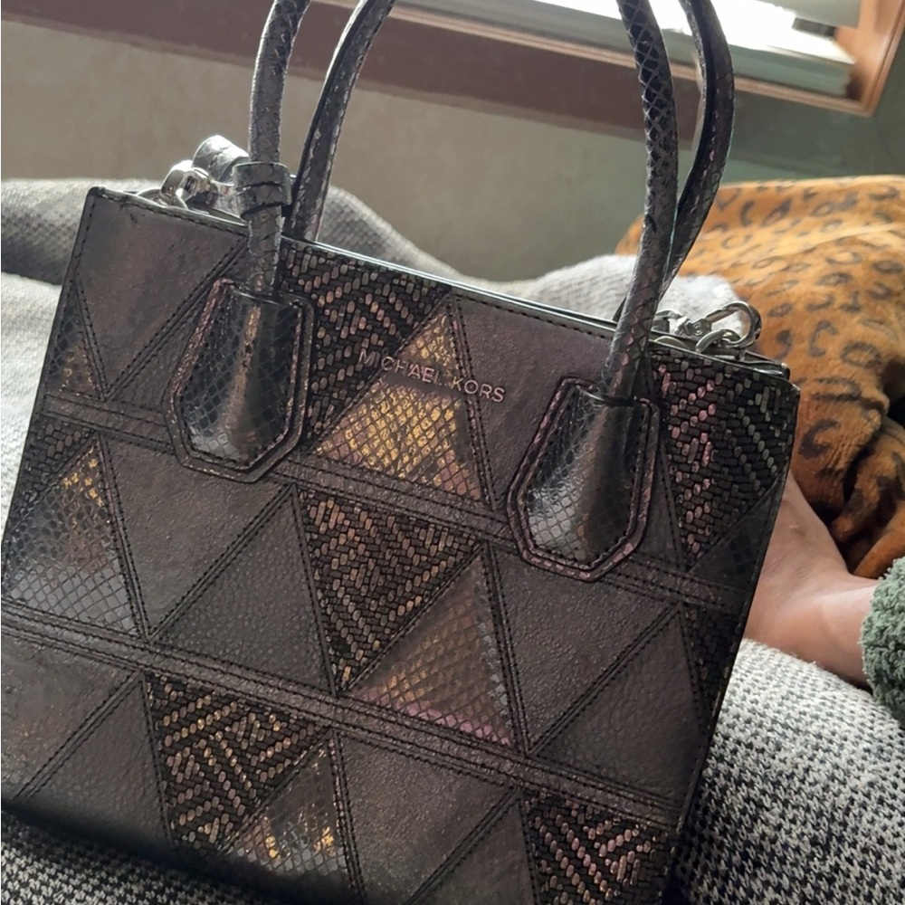 Michael Kors Silver Tote Bag